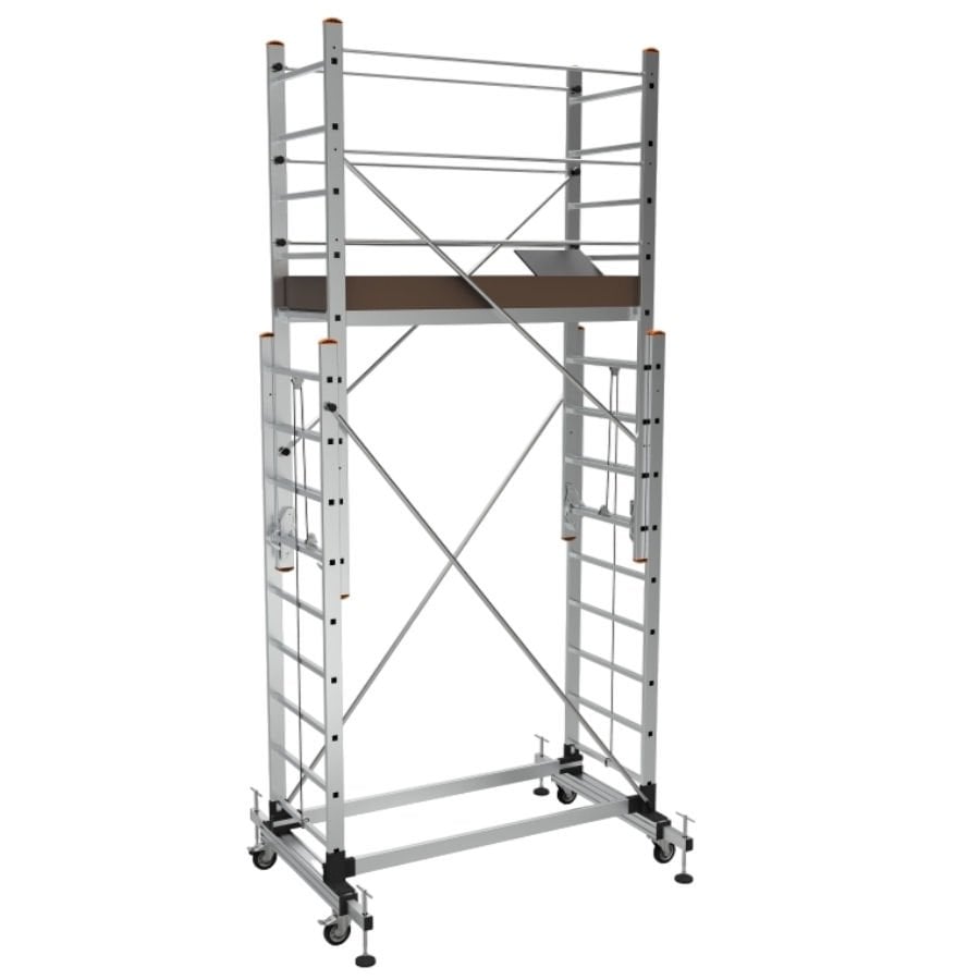 Alüminyum İskele Teleskopik (Sar7509) 2 x 2,5 = 5 Metre