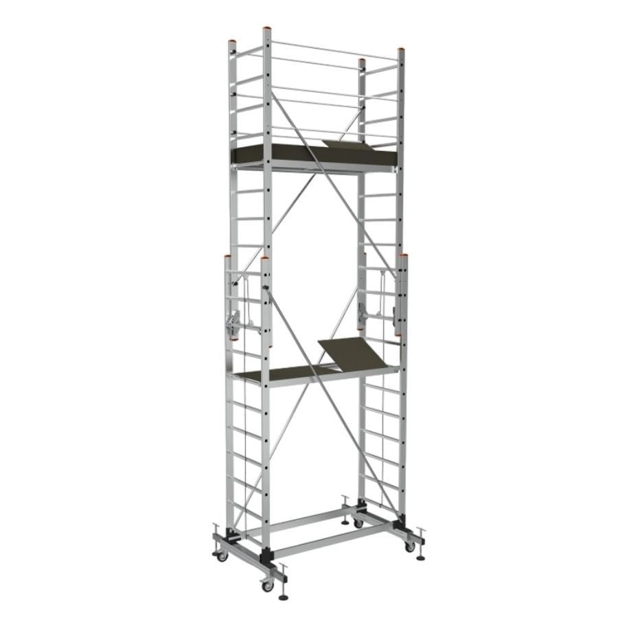 Alüminyum İskele 6 Metre Teleskopik (Sar7511) 2 x 3 = 6 Metre