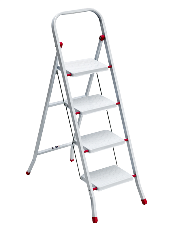 4 Basamaklı Pratik Metal Merdiven (SAR1634)